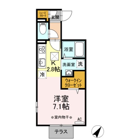 クレール相模原の物件間取画像